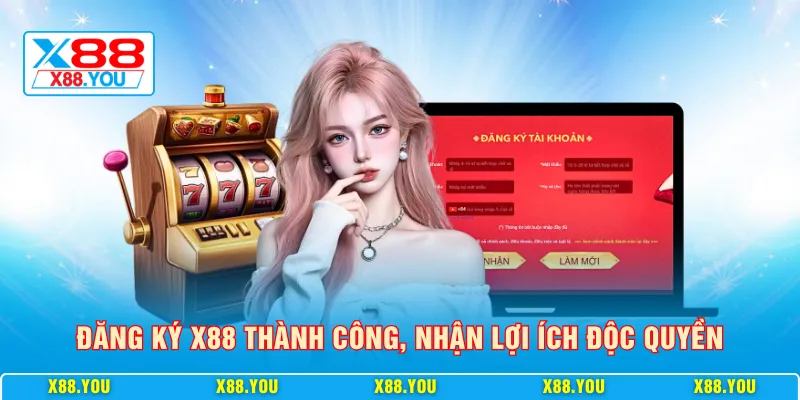Đăng ký X88 thành công, nhận lợi ích độc quyền