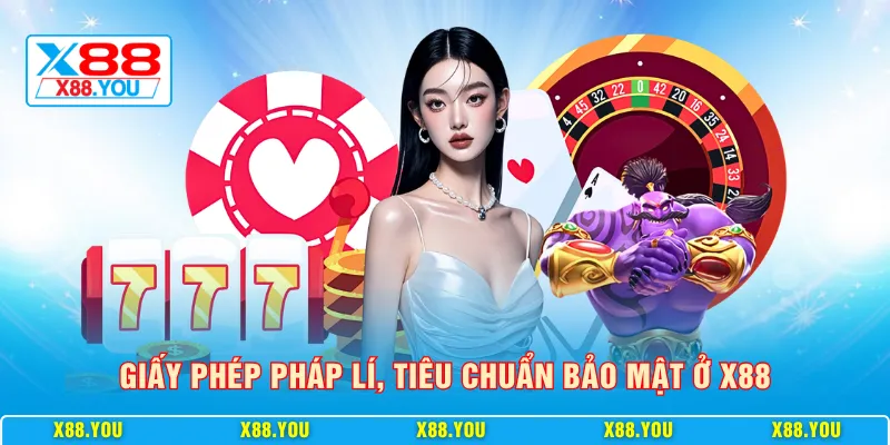 Giấy phép pháp lý, tiêu chuẩn bảo mật ở X88
